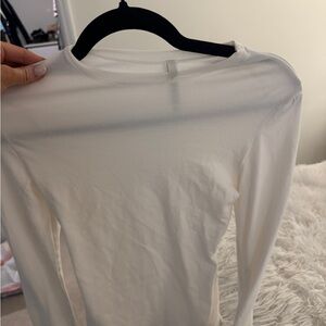 SKIMS Cream Long Sleeve Top